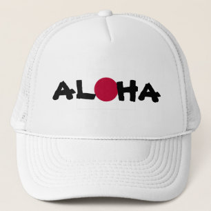 Casquette Aloha drapeau japonais d'Hawaï Soleil Levant