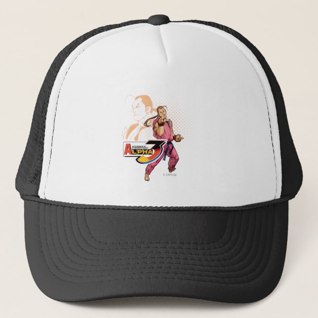 Casquette Alpha 3 Dan de Street Fighter (Devant)