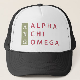 Casquette Alpha Chi Omega   Logo Empilé