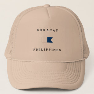 Casquette Alpha drapeau de piqué de Boracay Philippines