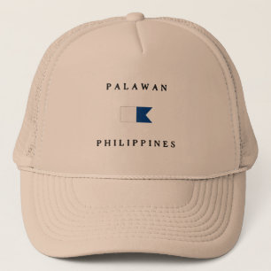 Casquette Alpha drapeau de piqué de Palawan Philippines