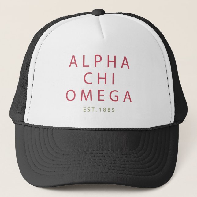 Casquette Alpha est d'Omega | de Chi. 1885 (Devant)