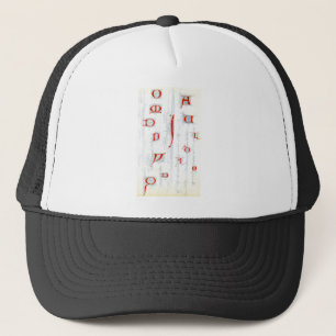 Casquette alphabet