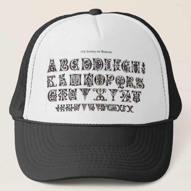 Casquette alphabet (Devant)