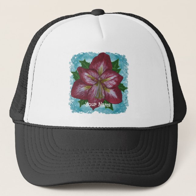 Casquette Amaryllis simple (Devant)