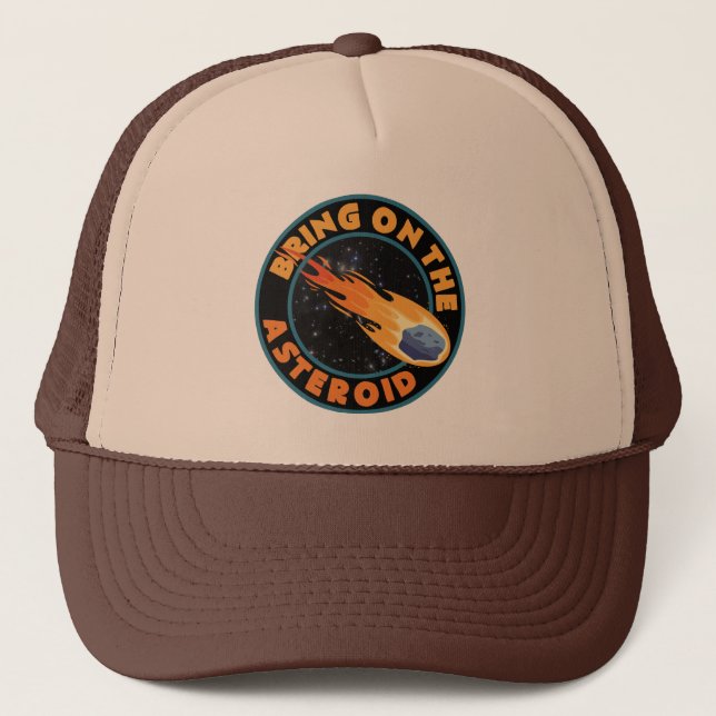 Casquette Amenez l'Astéroïde (Devant)