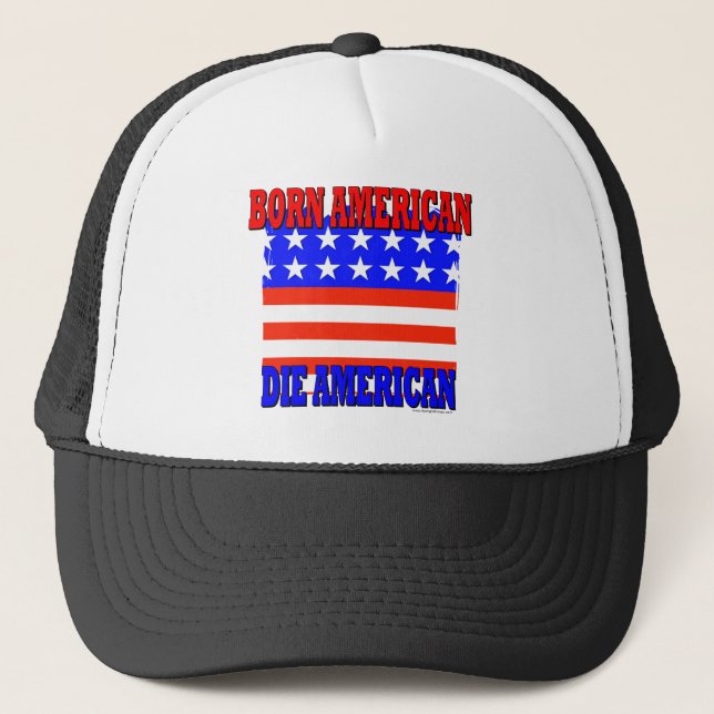 Casquette Américain né (Devant)