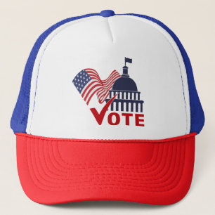 Casquette American Flag, Capital Vote Check Mark Débardeur