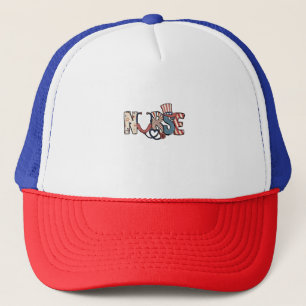 Casquette American Nurse 4 juillet Patriotic USA Flag Nurs
