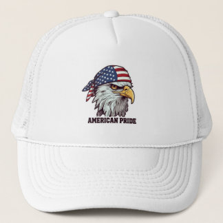 Casquette "American Pride Patriotic Eagle Sweat à capuche - 
