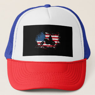 Casquette American US Flag Motorcycle Funny Sport Lover
