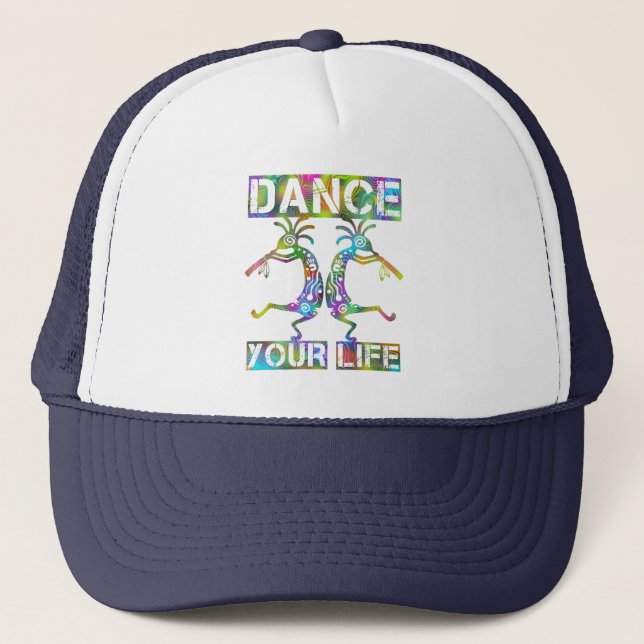 Casquette Amérindiens Kokopelli - Dansez votre vie 2 (Devant)