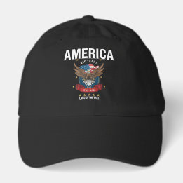 Casquette Amérique | 250e aigle américain patriotique 1776 2