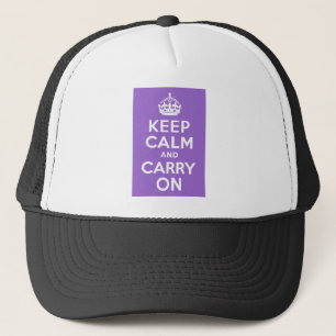 Casquette Améthyste Gardez le calme et continuer