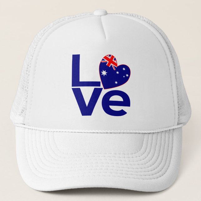 Casquette AMOUR Aussie Bleue (Devant)