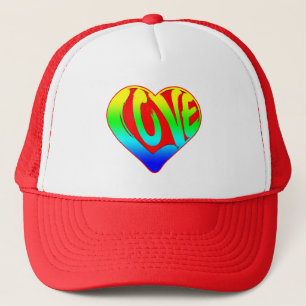 Casquette Amour Colorful Heart Valentines Day