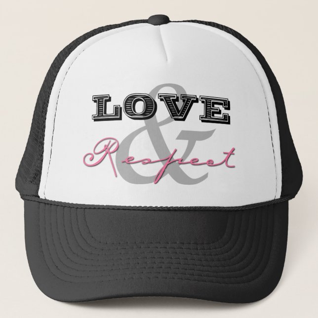 Casquette Amour et respect (Devant)