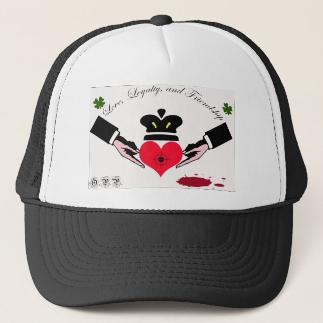 Casquette Amour, fidélité, amitié Claddagh (Devant)