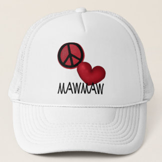 Casquette Amour MawMaw de paix