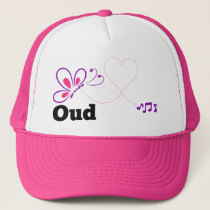 Casquette Amour Oud Rose Papillon pourpre Coeur