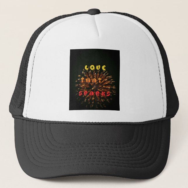 Casquette Amour qui éveille le design artistique Abstrait Im (Devant)
