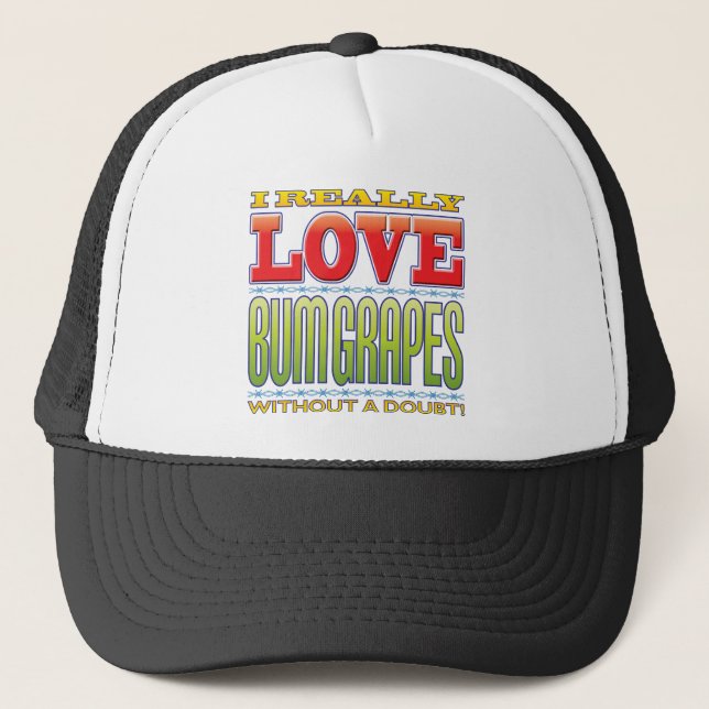 Casquette Amour sans valeur de raisins (Devant)