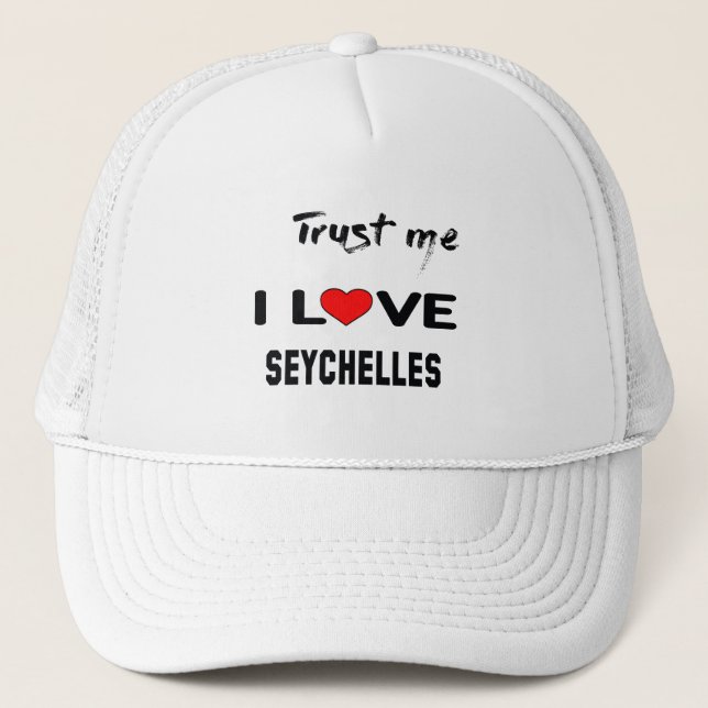 Casquette Amour Seychelles du Faites-moi confiance I (Devant)