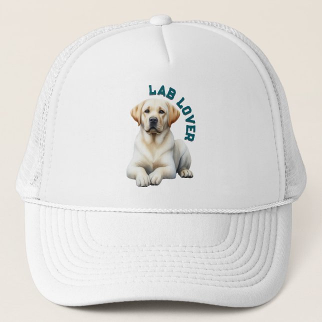 Casquette Amoureux des chiens Labrador Retriever (Devant)