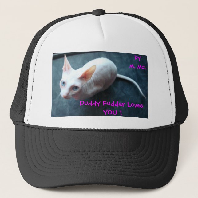 Casquette Amours de Duddy Fudder VOUS ! , (Devant)