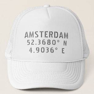 Casquette Amsterdam Latitude Longitude