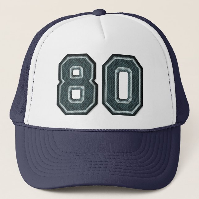 Casquette Amusant 80e anniversaire Trucker de fête chapeau (Devant)