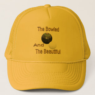 Casquette Amusant Golden Lawn Bowls Design,