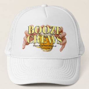 Casquette Amusant Novelty Baseball Idée cadeau BOOZE CREWS T
