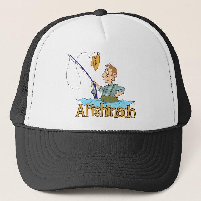 Casquette Amusant pêche afishinado (Devant)