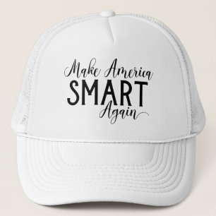 Casquette Amusant Rendre l'Amérique intelligente, un nouveau