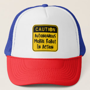 Casquette Amusant Robot Mobile Autonome En Action