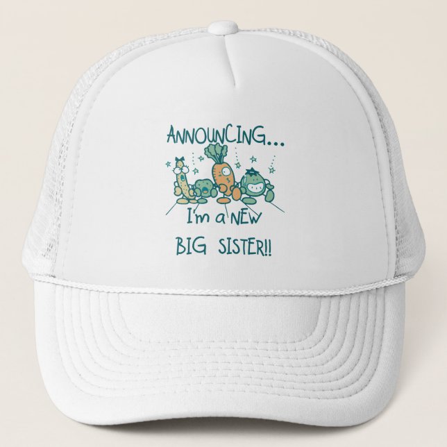 Casquette Amusante nouvelle grande soeur Légume (Devant)