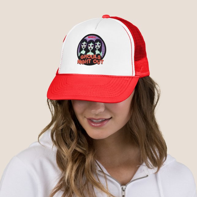 Casquette Amusants Gouls Night Out (En situation)