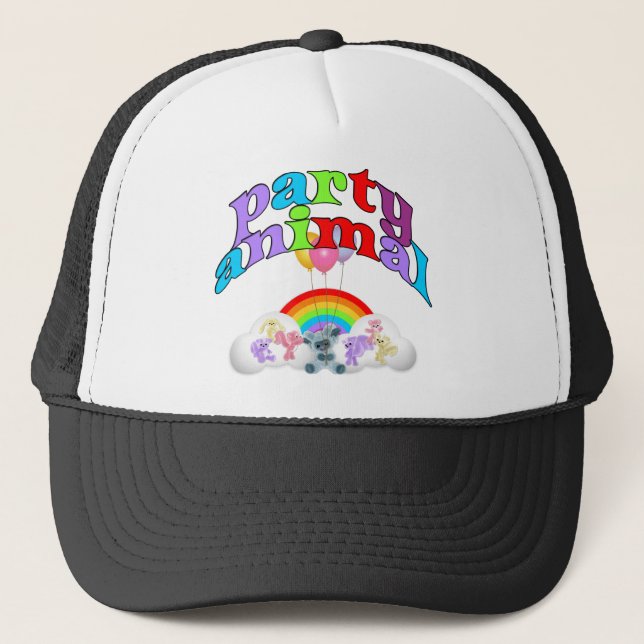 Casquette Amusement animal de fête (Devant)