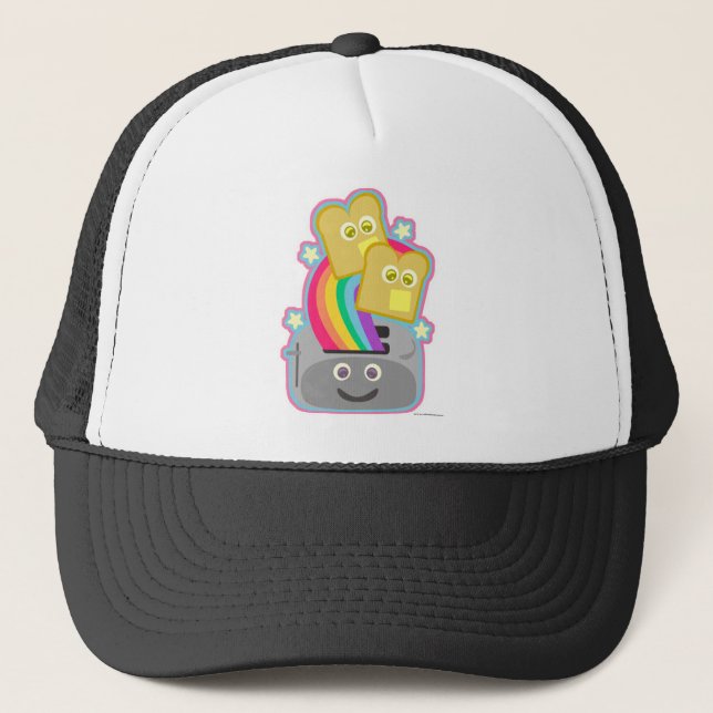Casquette Amusement de pain grillé d'arc-en-ciel de Kawaii (Devant)