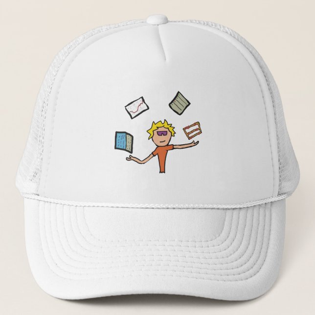 Casquette Analyste d'affaires Big Data Science (Devant)