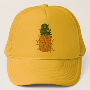 Casquette Ananas de Noël tropical