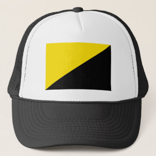 Casquette Anarcho capitalisme drapeau anarchie symbole jaune