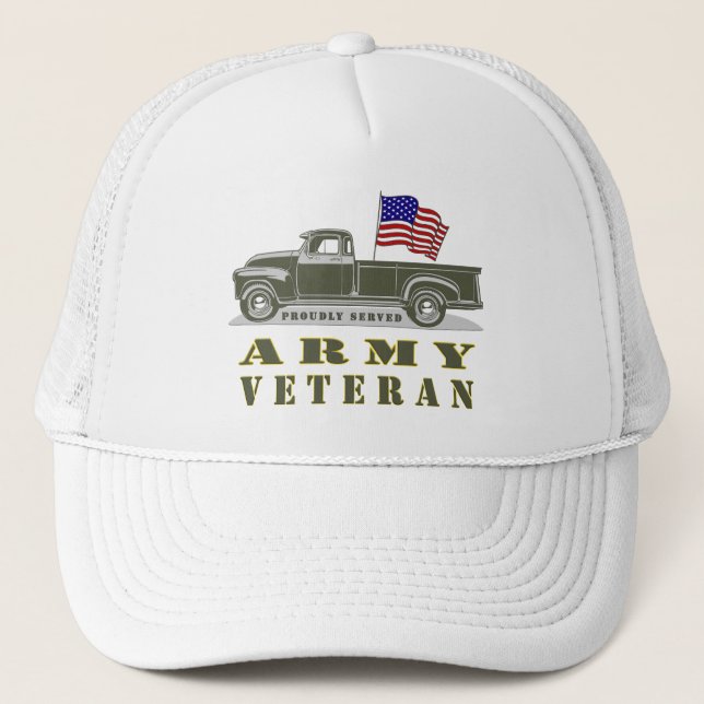 Casquette Ancien combattant de l'armée (Devant)