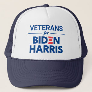 Casquette Anciens combattants pour Biden Harris Texte person