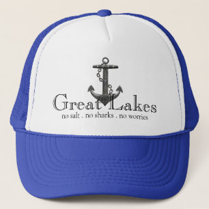 Casquette Ancrage métallique chrome pirate thème nautique
