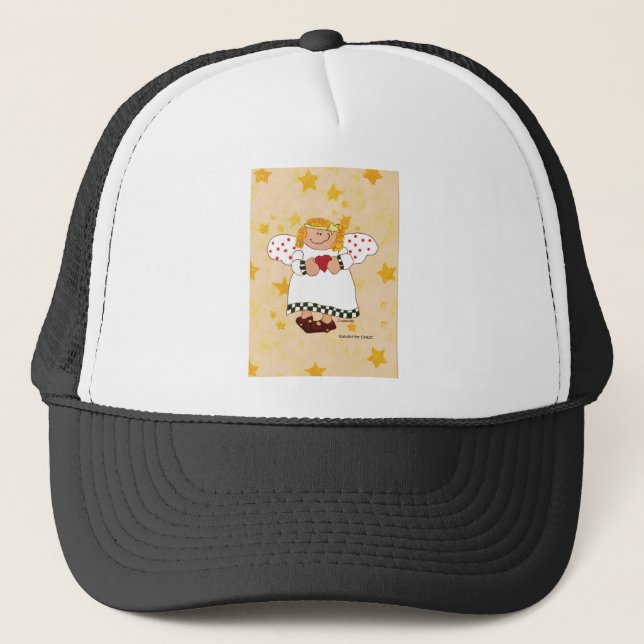 Casquette Angel - Kids Art pour CHOC (Devant)