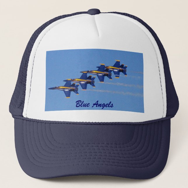 Casquette Anges bleus, anges bleus (Devant)