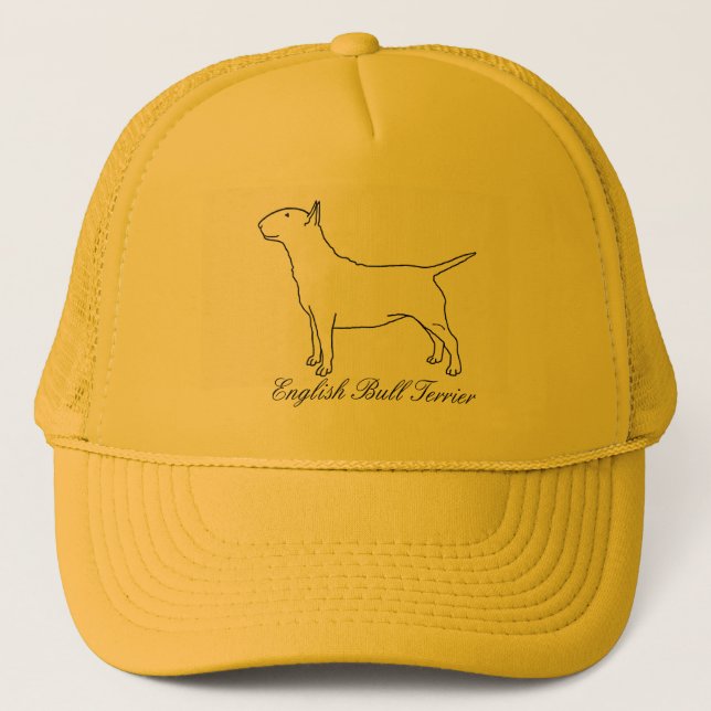 Casquette anglais de camionneurs de bull-terrier (Devant)