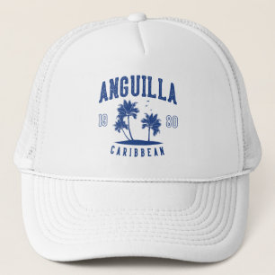 Casquette Anguilla Palmier des Caraïbes 1980
